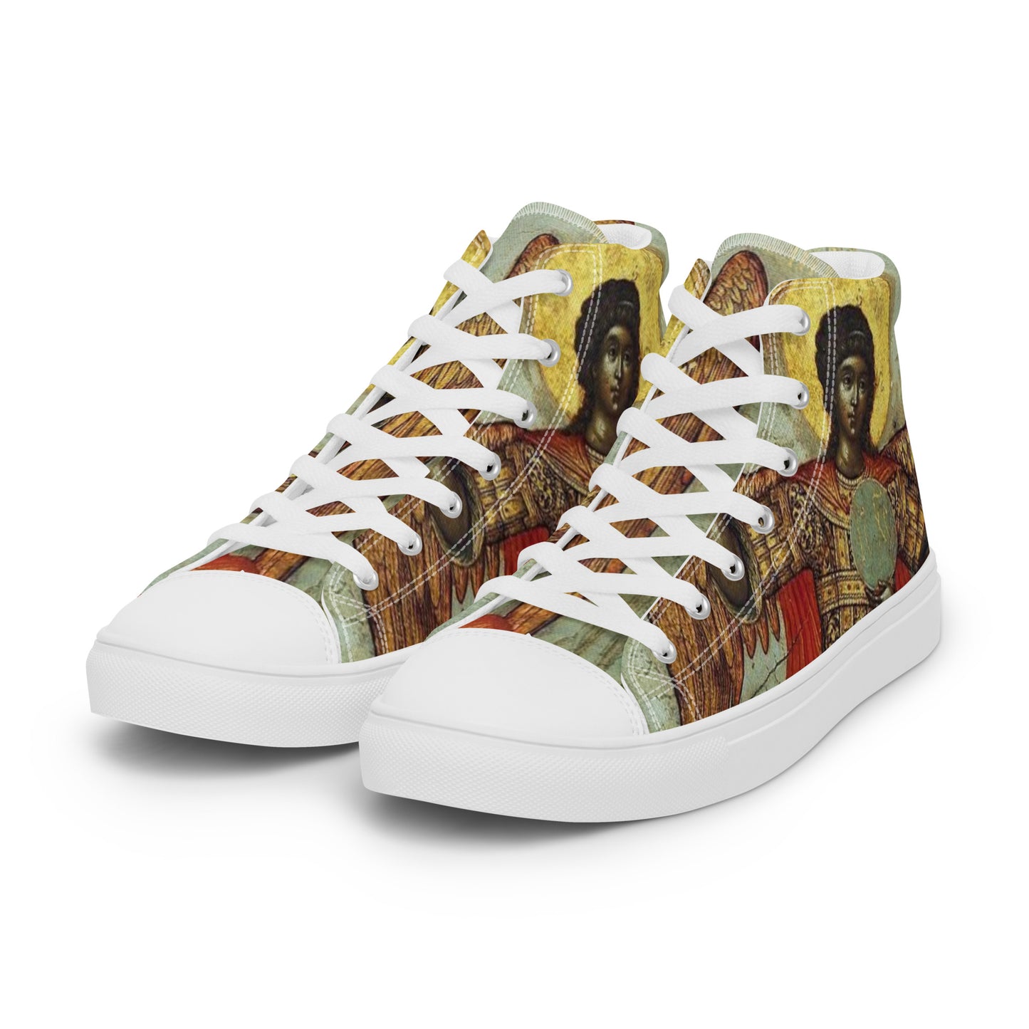 “ Divine Messengers “ Women’s high top canvas shoes
