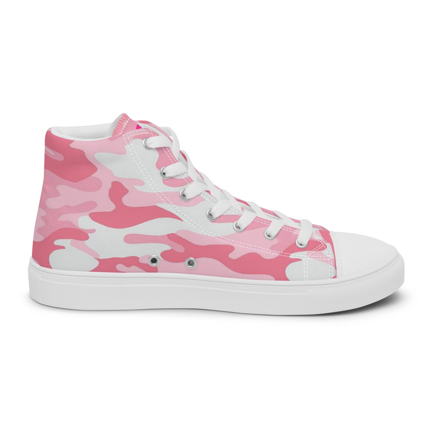 Fighters  Pink October Women’s high top canvas shoes