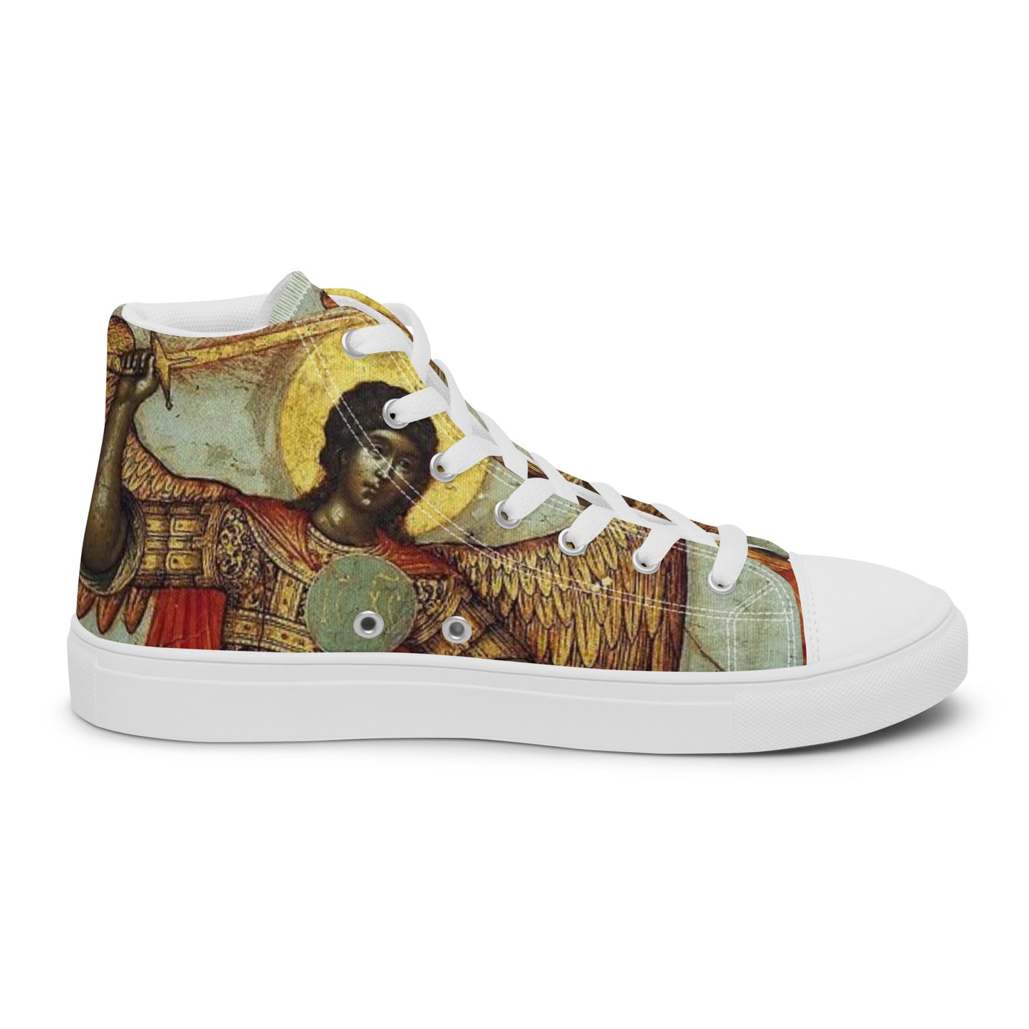 “ Divine Messengers “ Women’s high top canvas shoes