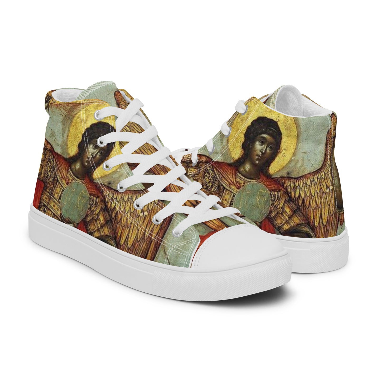 “ Divine Messengers “ Women’s high top canvas shoes