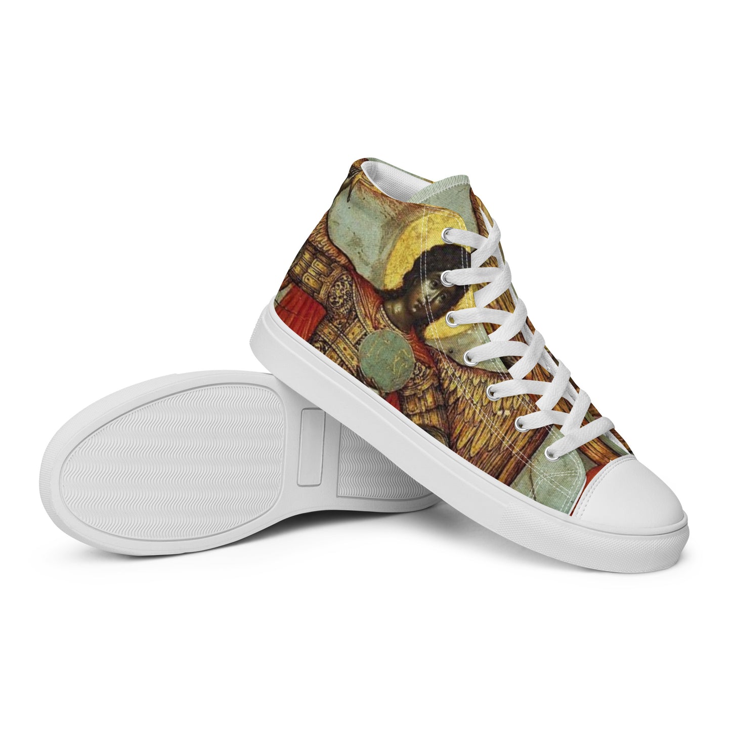 “ Divine Messengers “ Women’s high top canvas shoes