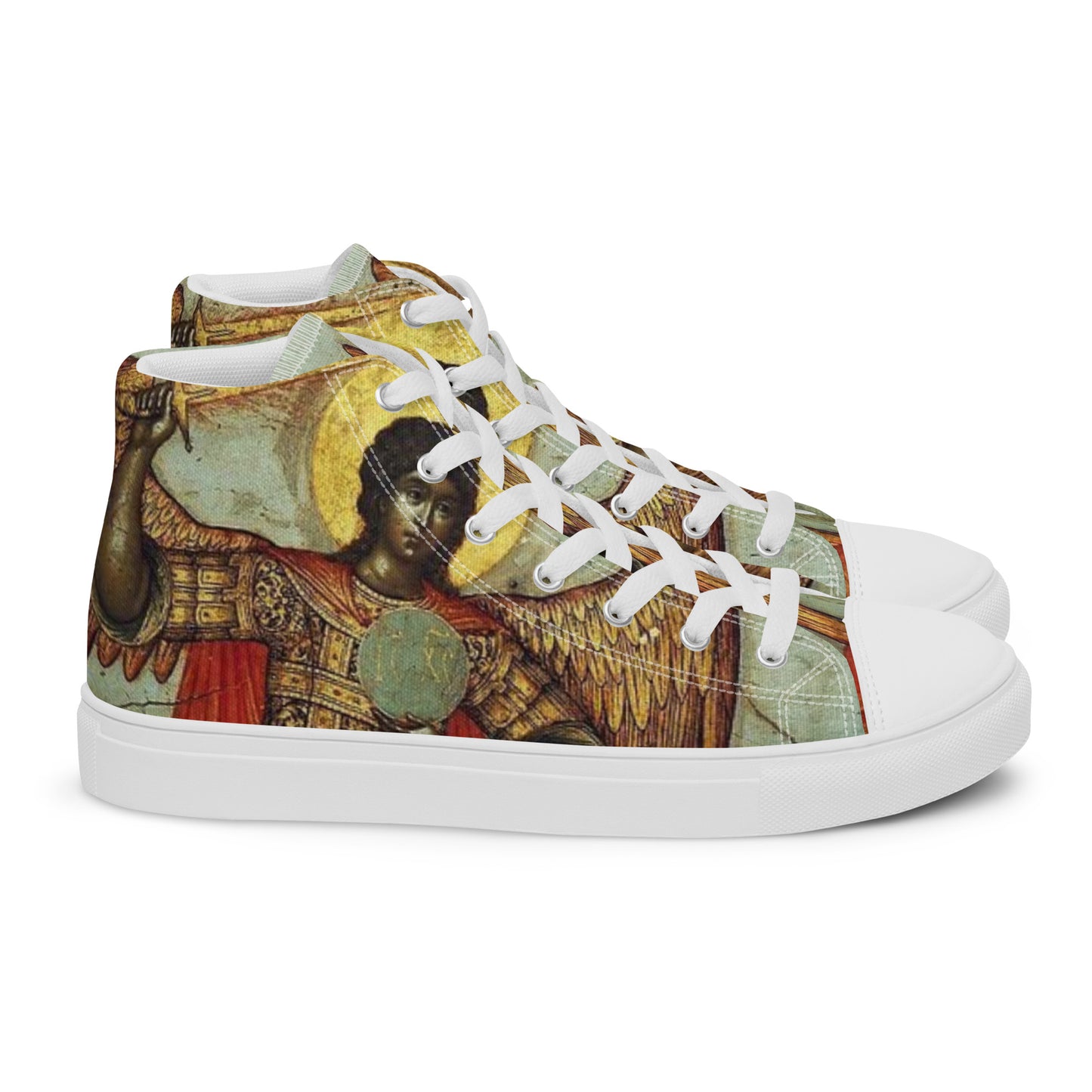 “ Divine Messengers “ Women’s high top canvas shoes