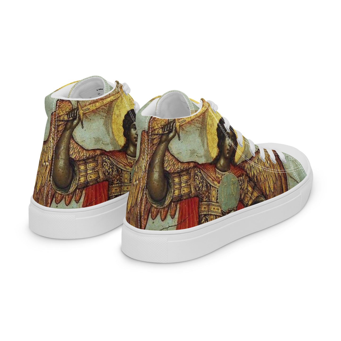 “ Divine Messengers “ Women’s high top canvas shoes