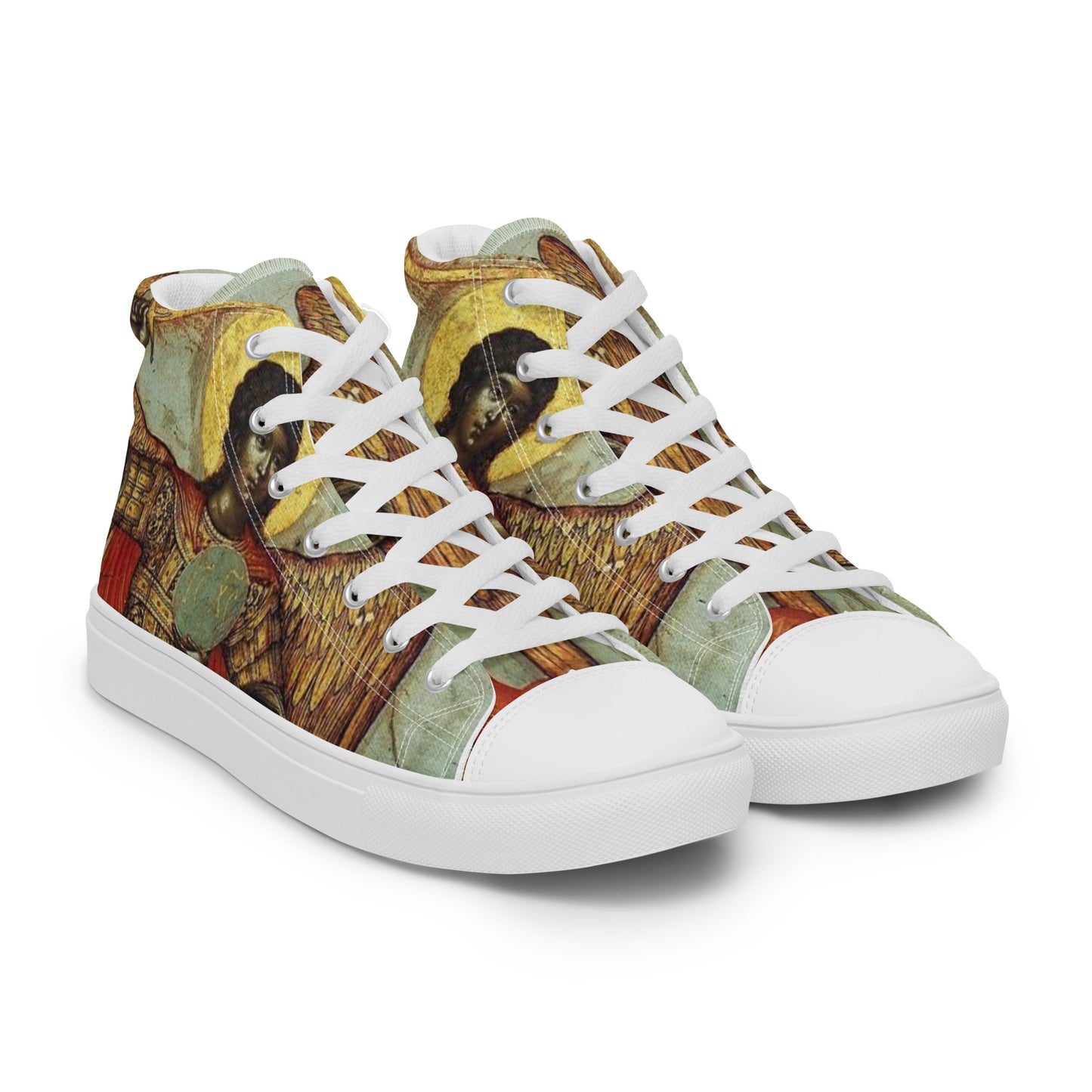 “ Divine Messengers “ Women’s high top canvas shoes