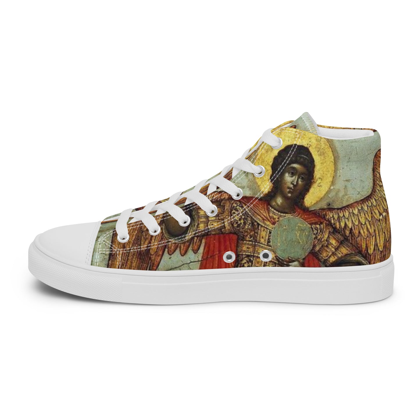 “ Divine Messengers “ Women’s high top canvas shoes