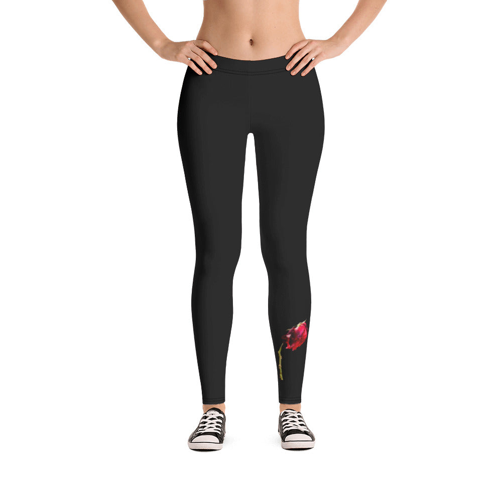 Concrete rose Leggings