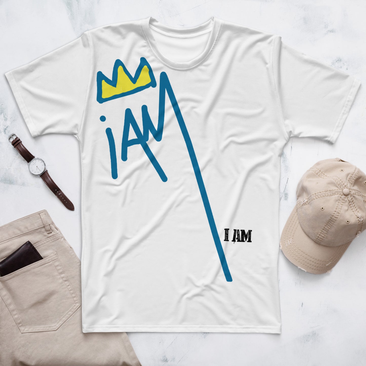 I am king all over print Men's t-shirt