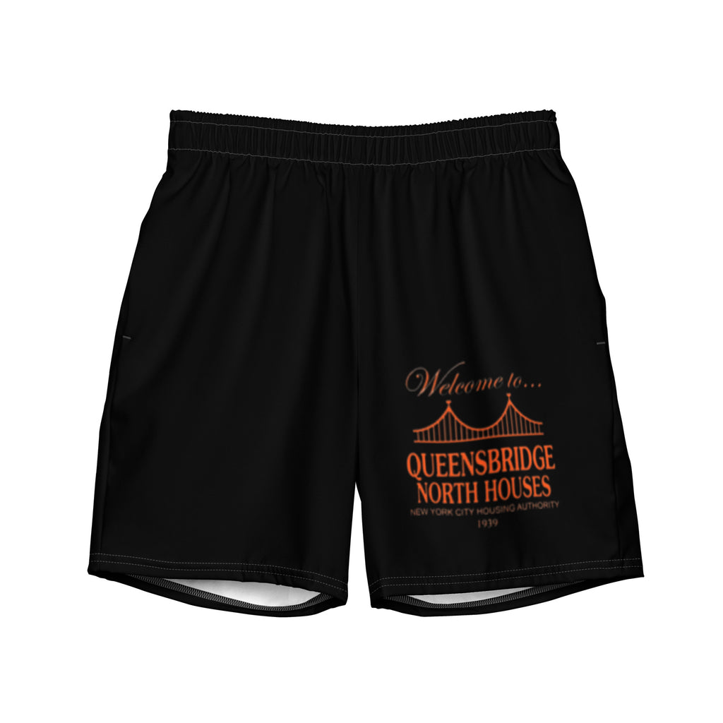 QueensBridge Men's swim trunks