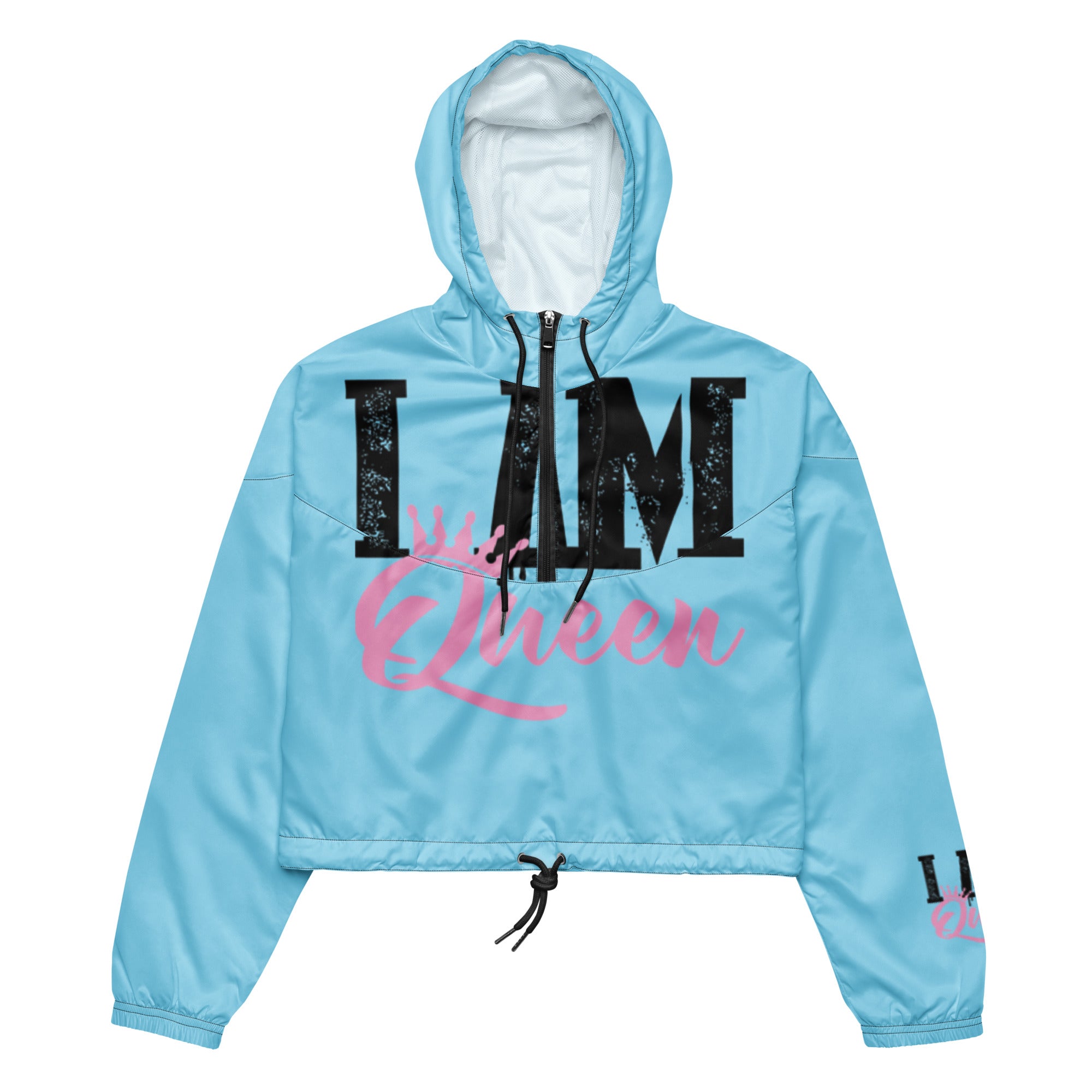 I AM Queen Women’s cropped windbreaker