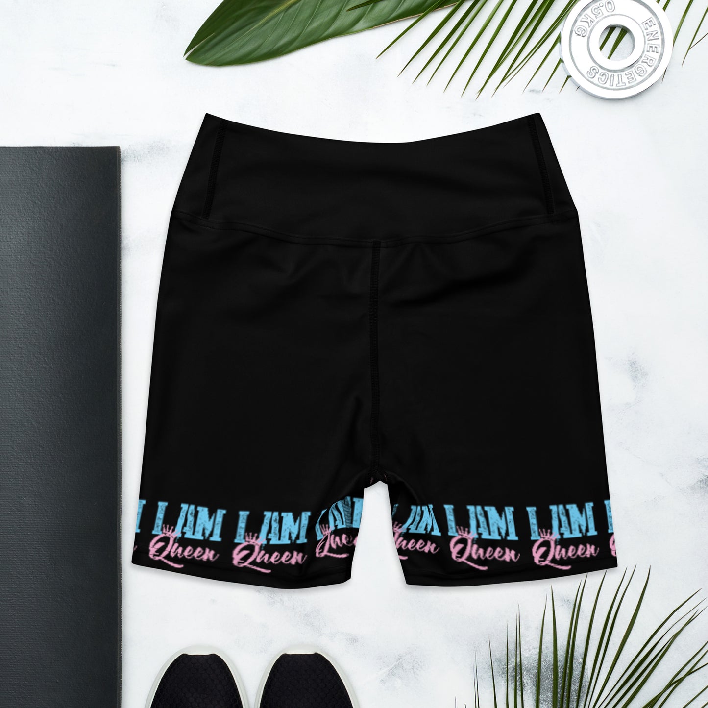 I Am Queen Yoga Shorts