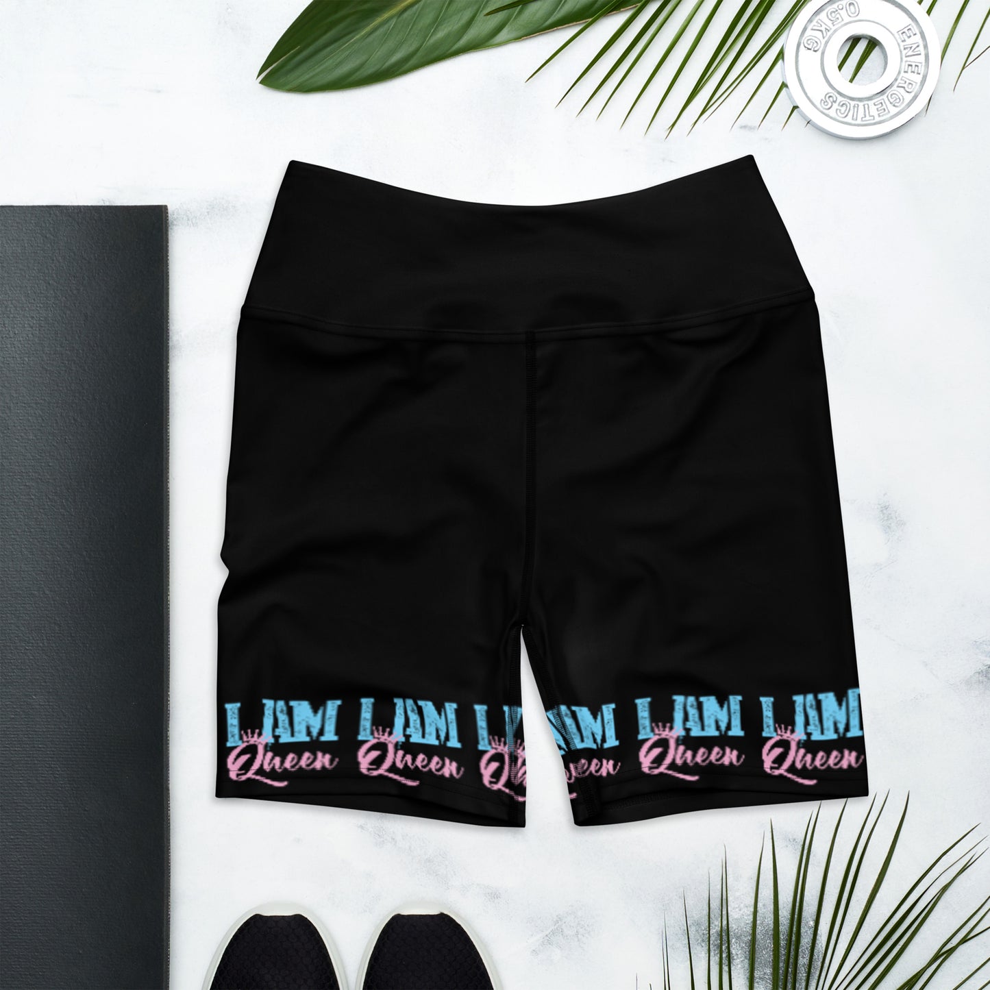 I Am Queen Yoga Shorts