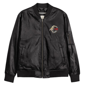 “ The Rise “ Leather Bomber Jacket