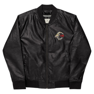 “ The Rise “ Leather Bomber Jacket