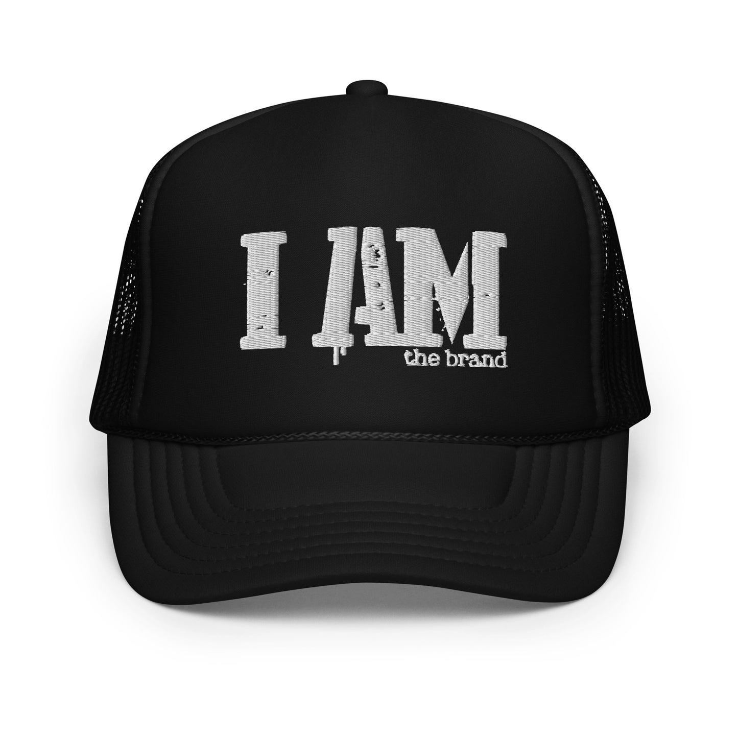 I AM The Brand  logo original Foam trucker hat