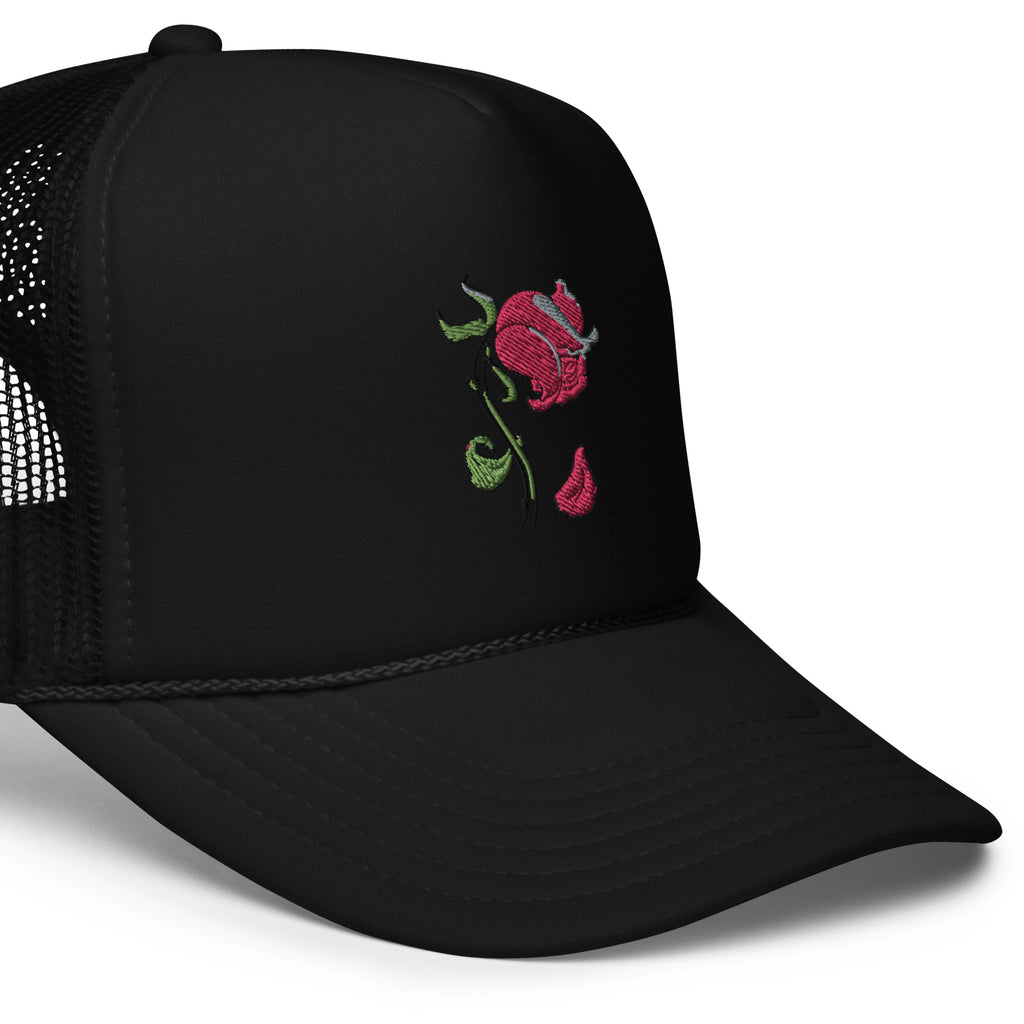 Concrete rose Foam trucker hat