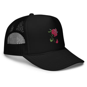 Concrete rose Foam trucker hat