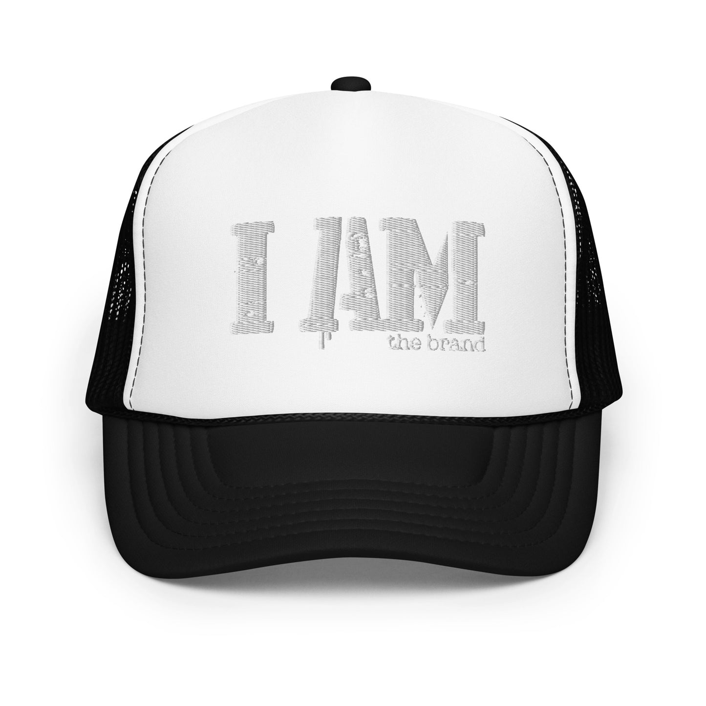 I AM The Brand  logo original Foam trucker hat
