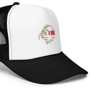 I Am Logo Foam trucker hat