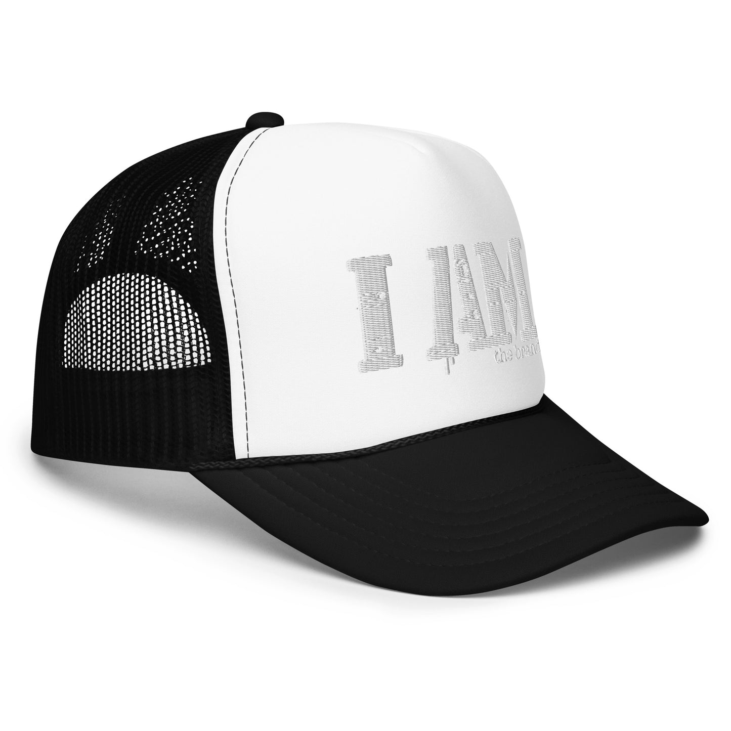 I AM The Brand  logo original Foam trucker hat