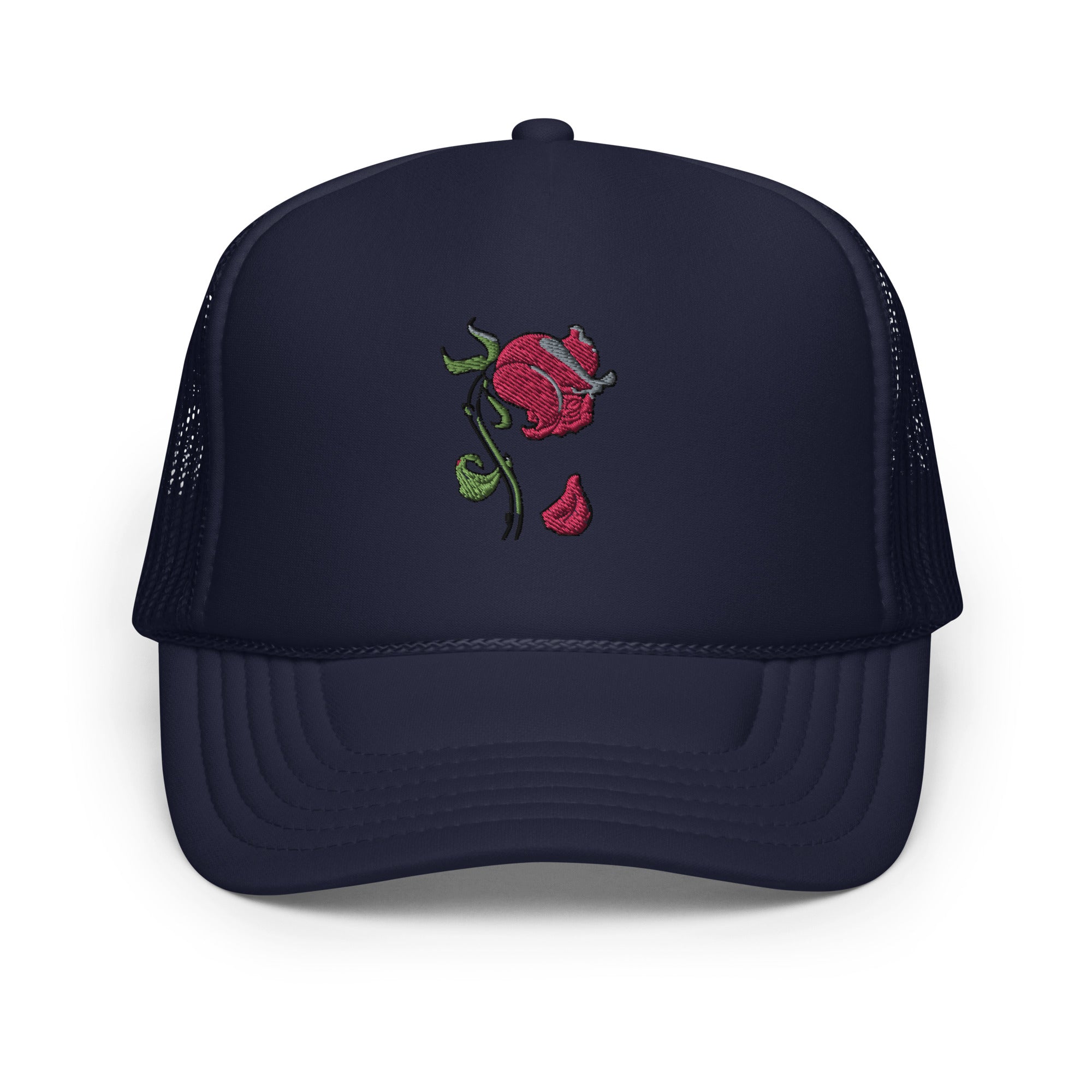 Concrete rose Foam trucker hat