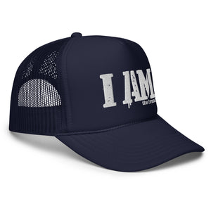 IAm logo original Foam trucker hat