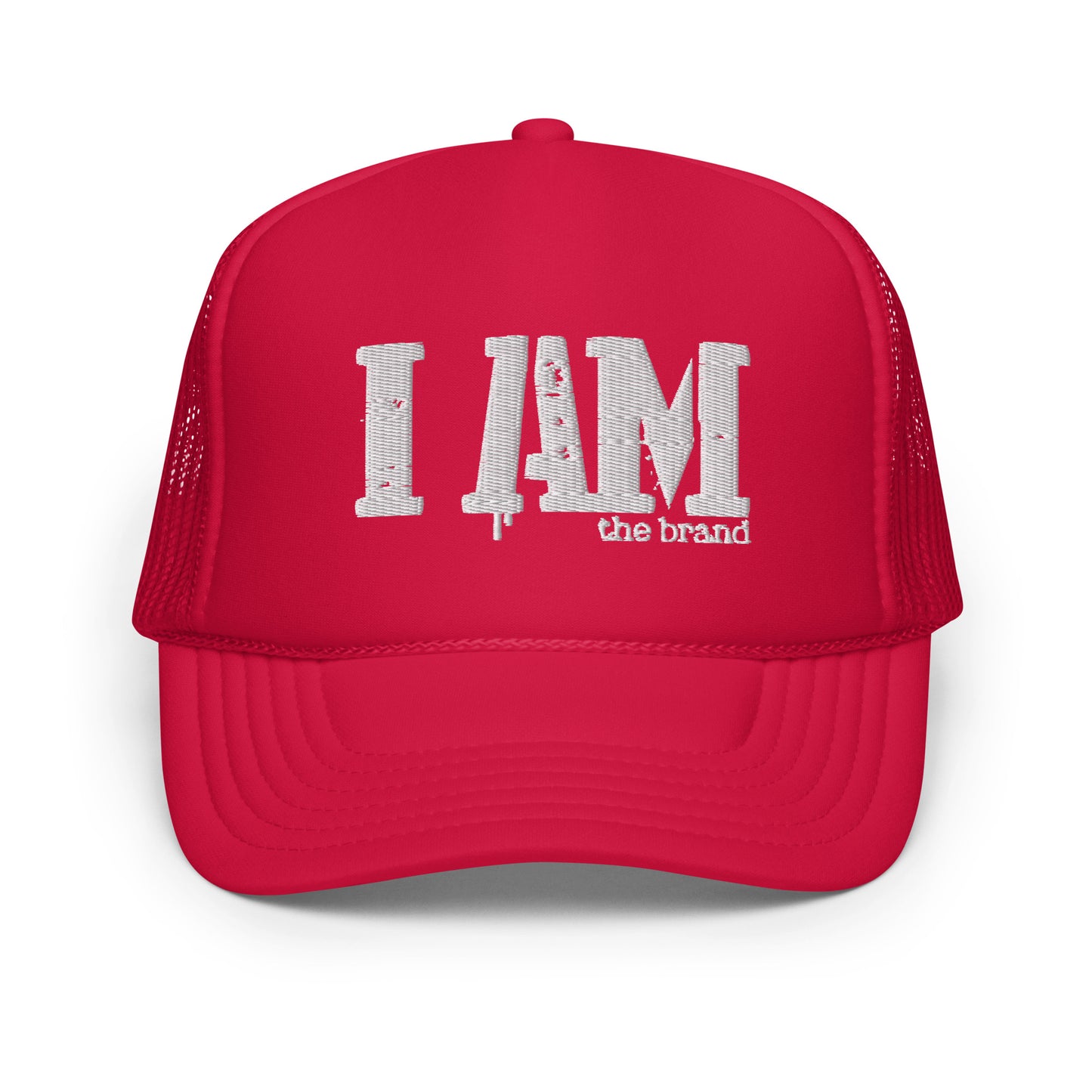 I AM The Brand  logo original Foam trucker hat