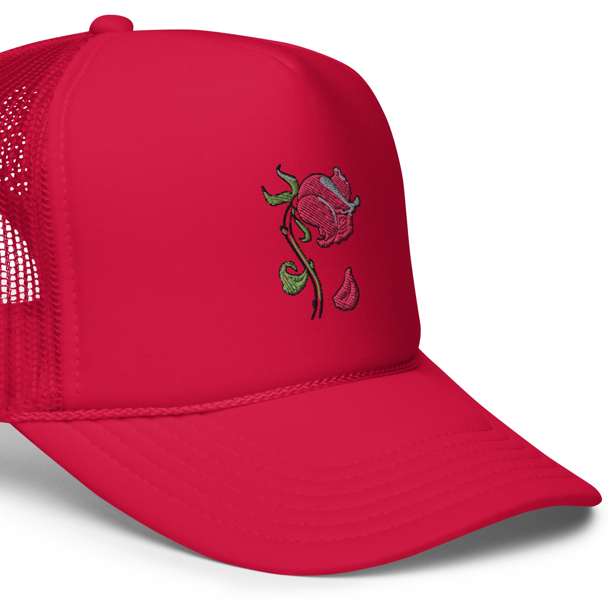 Concrete rose Foam trucker hat