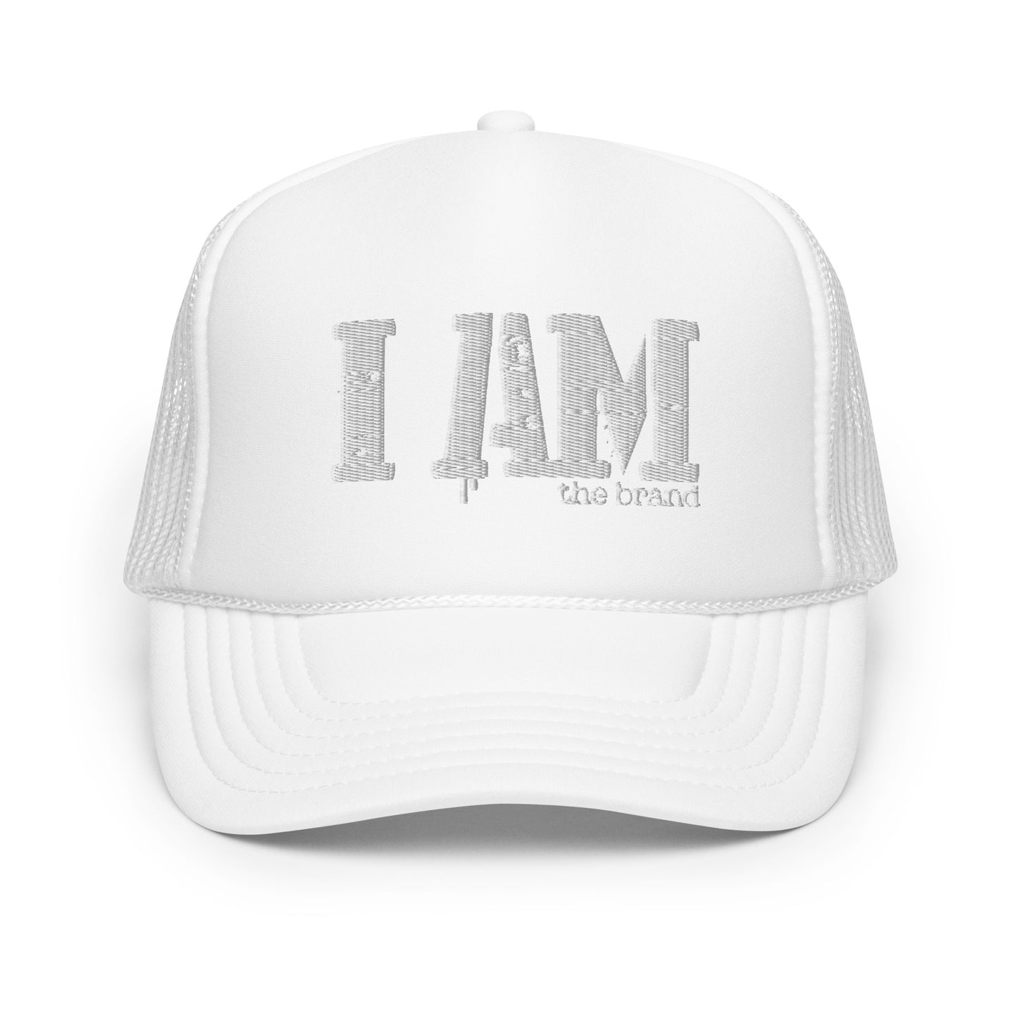 I AM The Brand  logo original Foam trucker hat