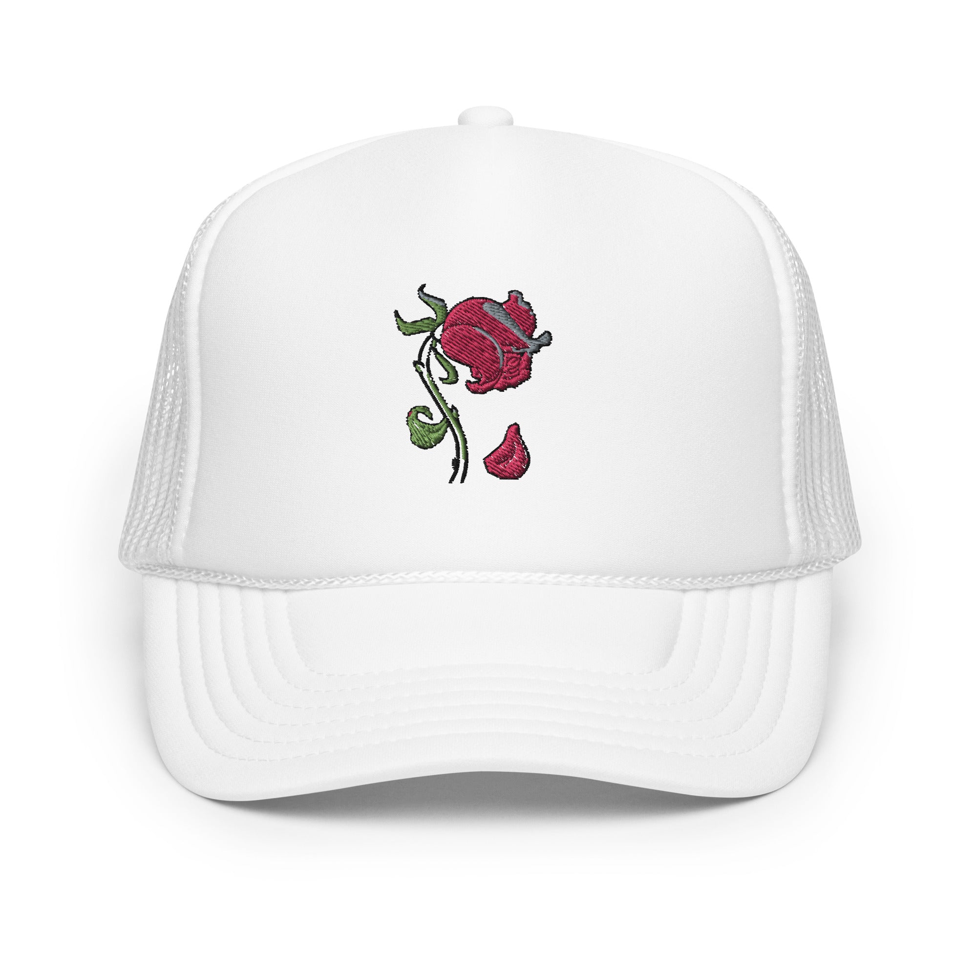 Concrete rose Foam trucker hat