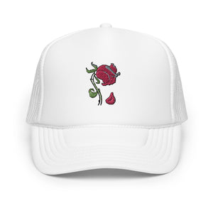 Concrete rose Foam trucker hat