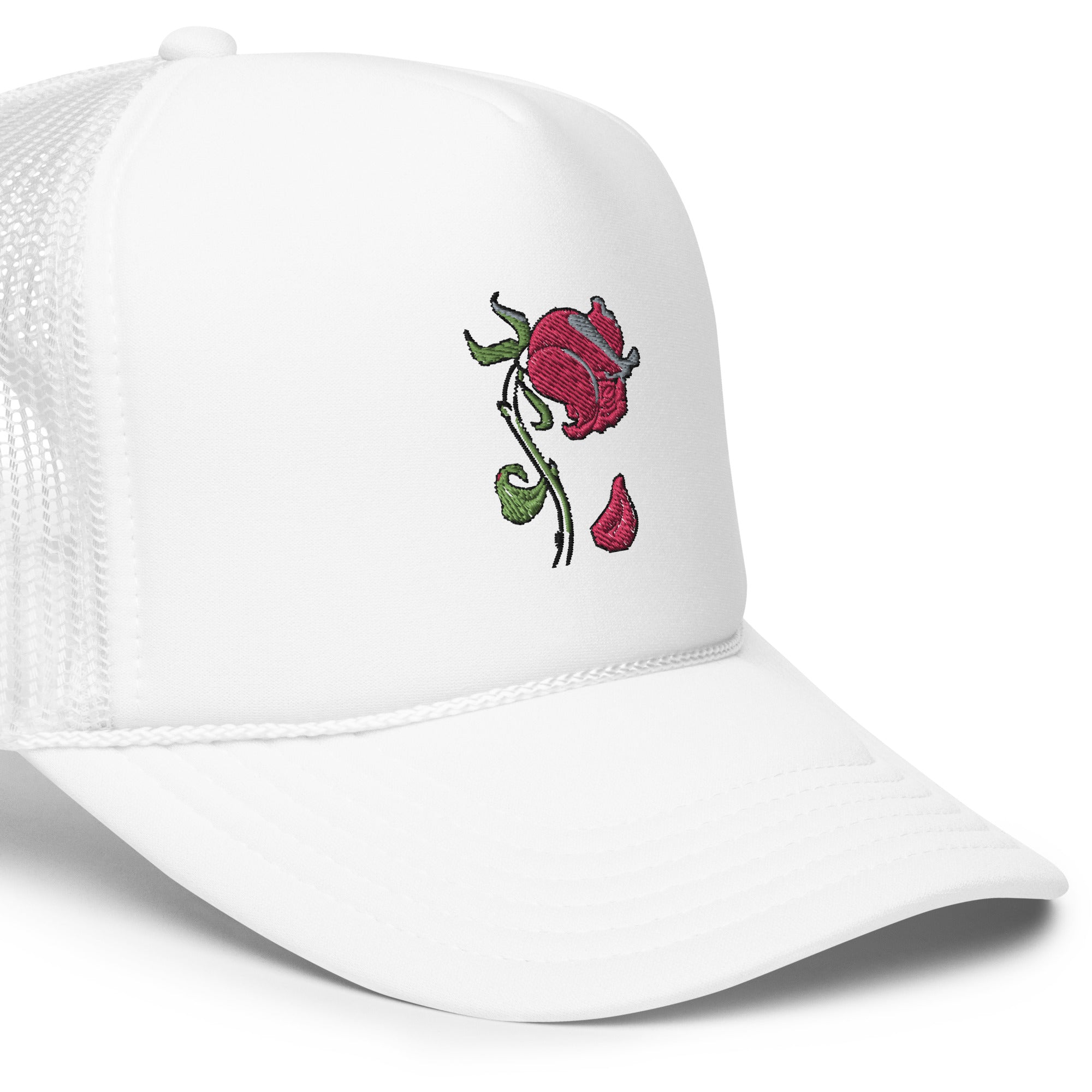 Concrete rose Foam trucker hat