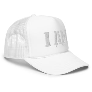 IAm logo original Foam trucker hat