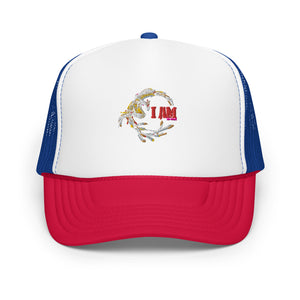 I Am Logo Foam trucker hat