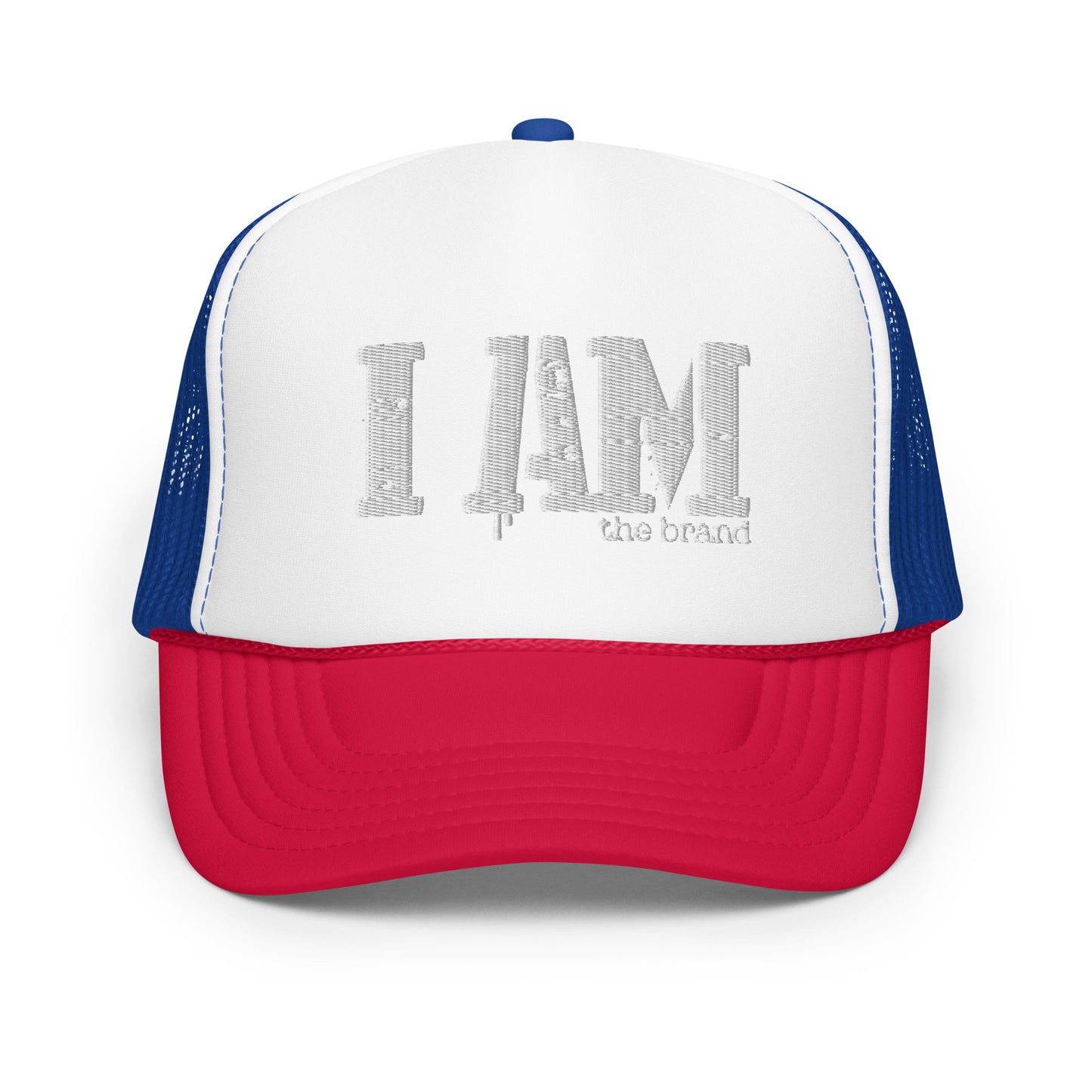 I AM The Brand  logo original Foam trucker hat