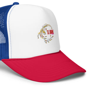 I Am Logo Foam trucker hat