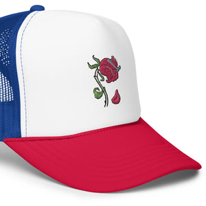 Concrete rose Foam trucker hat