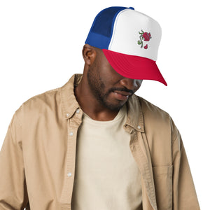 Concrete rose Foam trucker hat