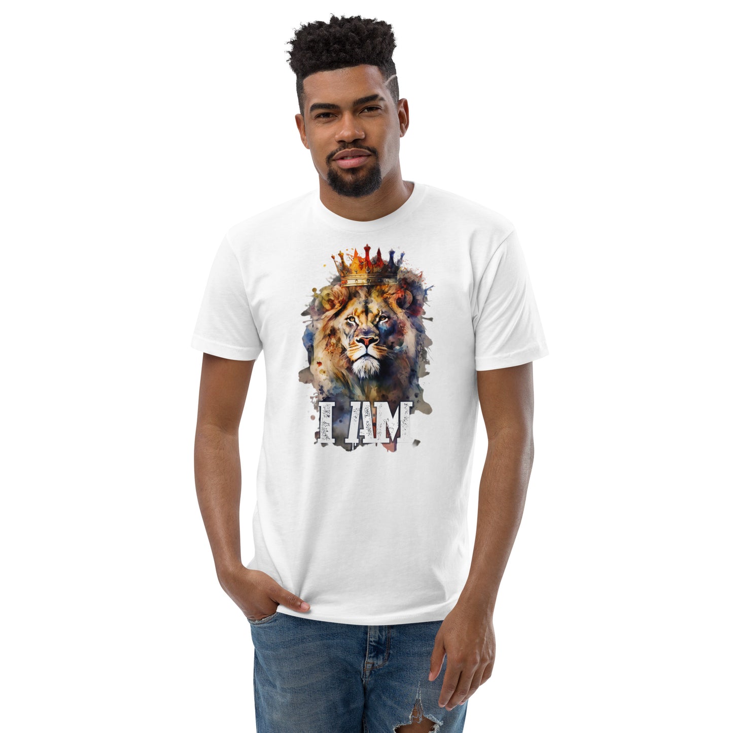 I Am king ( Lion ) Short Sleeve T-shirt