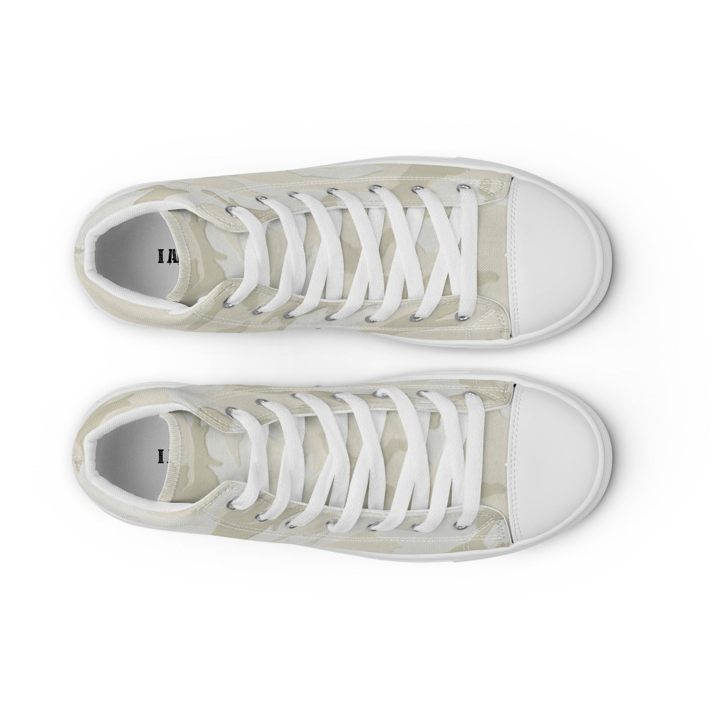 I Am Camo shadow Men’s high top canvas shoes
