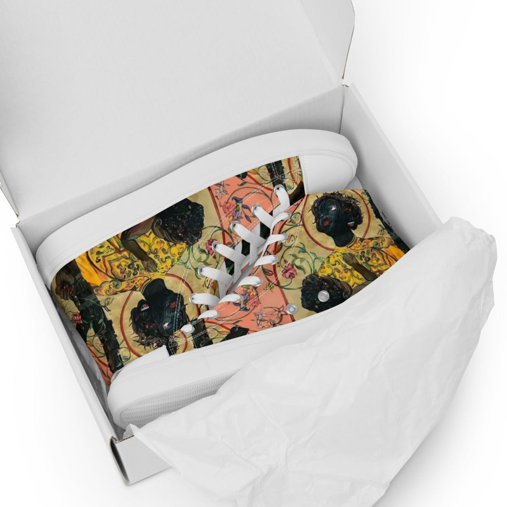Joy is a Weapon  MEN canvas sneakers