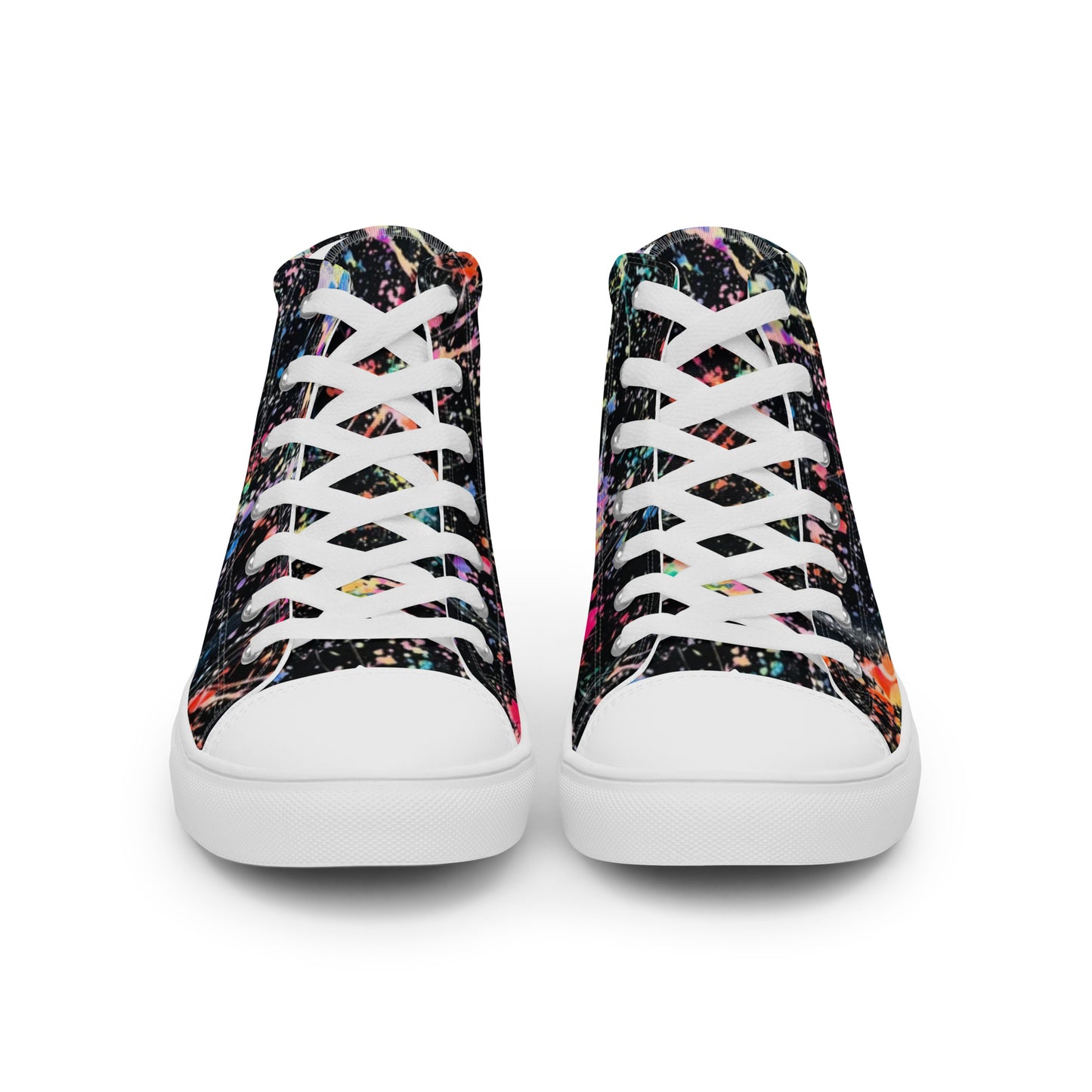 Art is life 2 men’s high  top canvas shoes