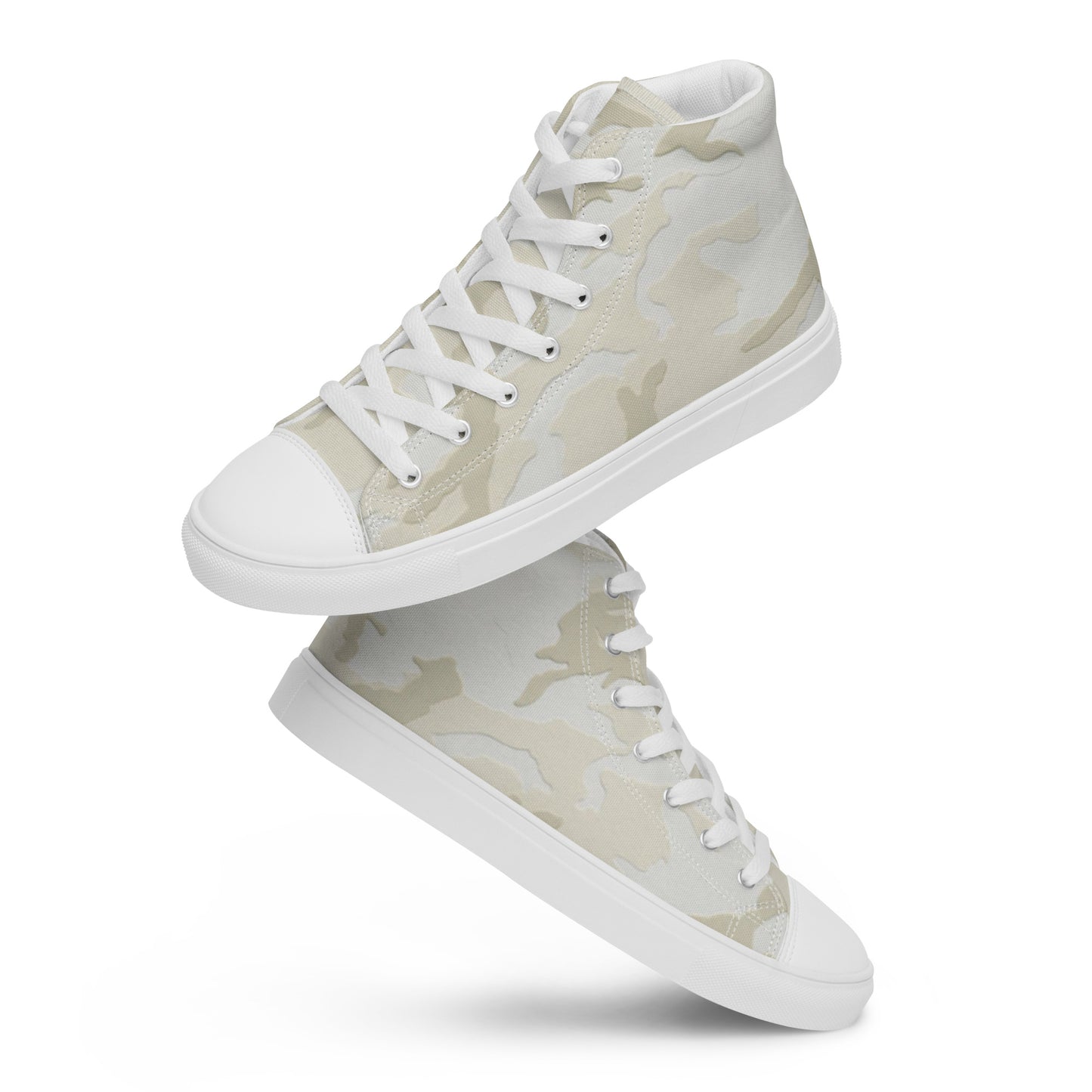I Am Camo shadow Men’s high top canvas shoes