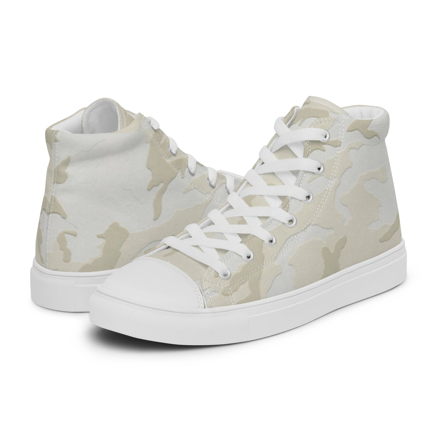 I Am Camo shadow Men’s high top canvas shoes