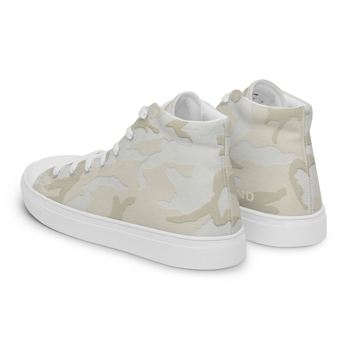 I Am Camo shadow Men’s high top canvas shoes