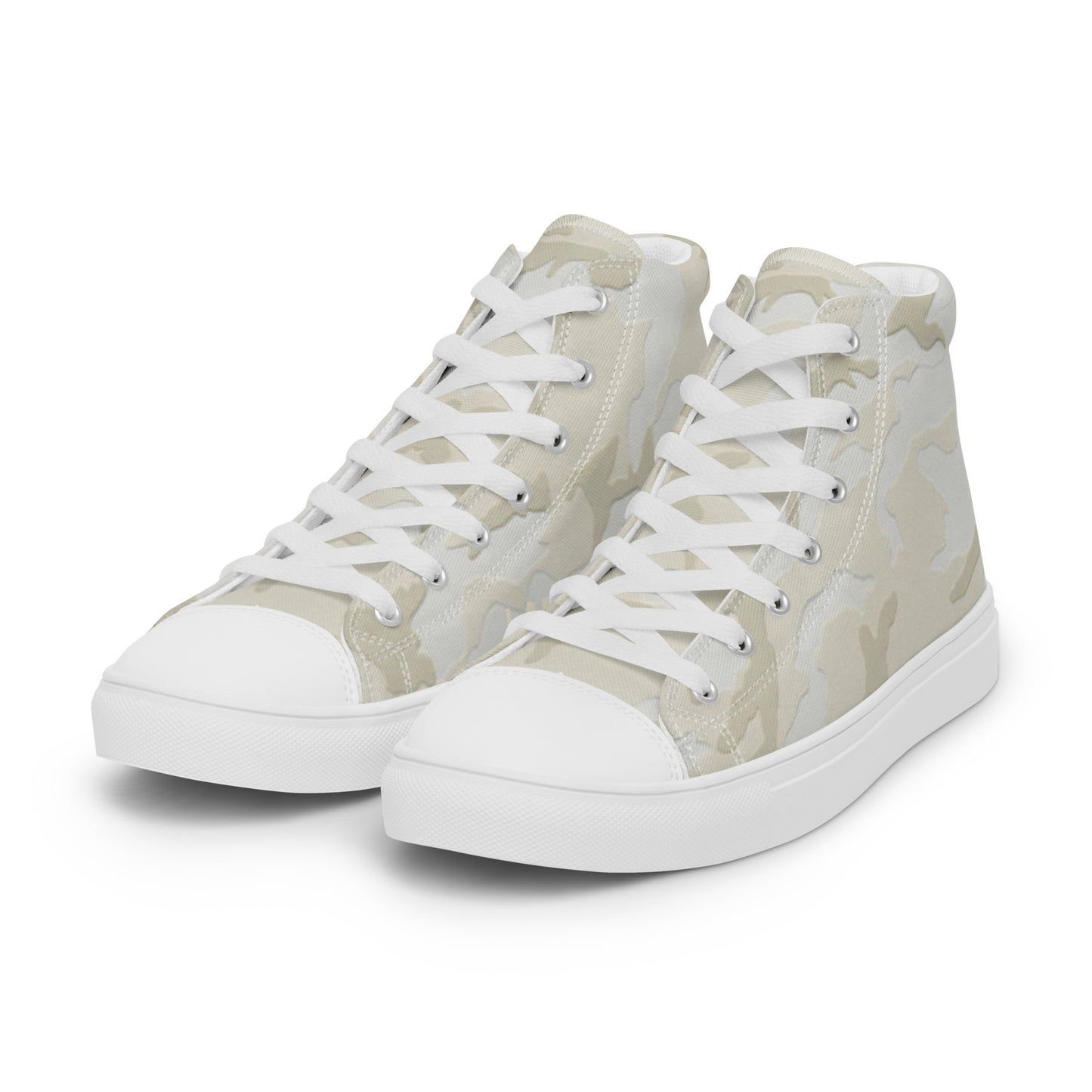 I Am Camo shadow Men’s high top canvas shoes