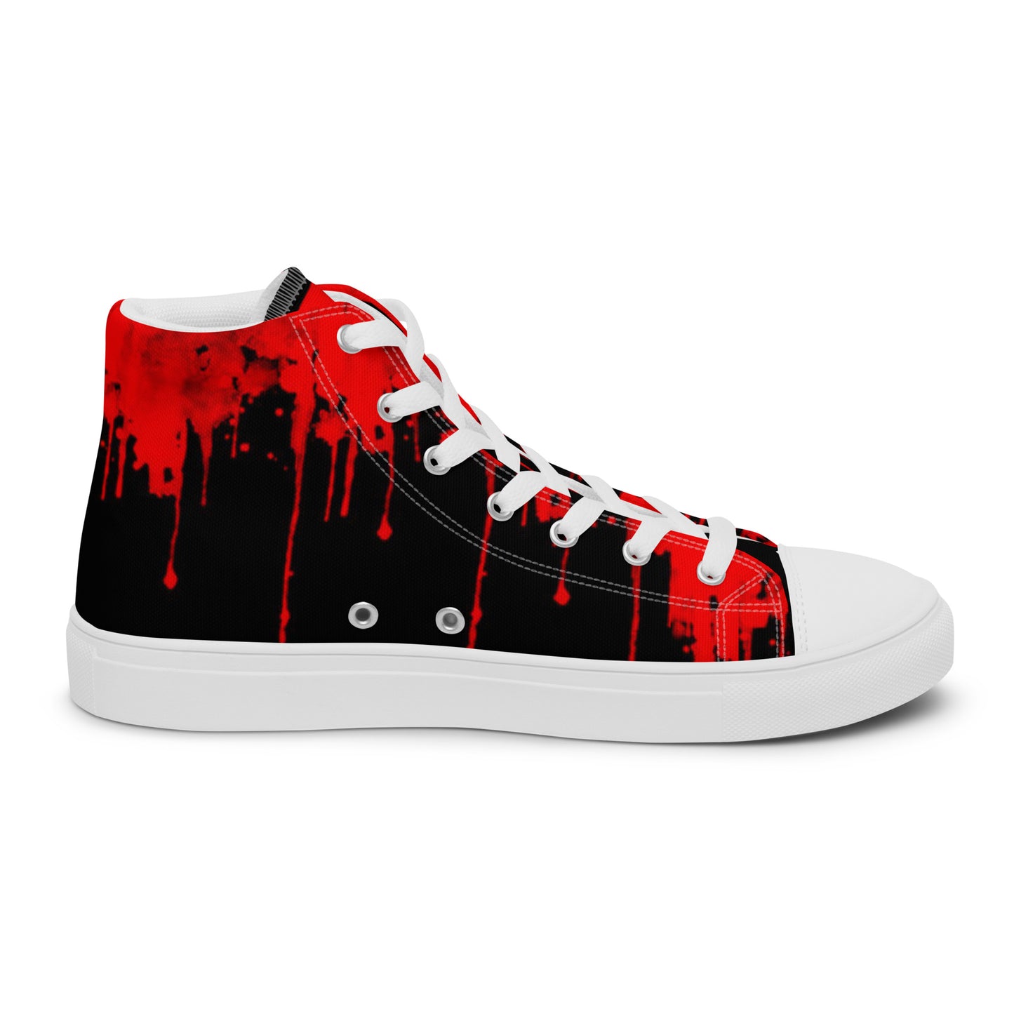 Red October Men’s high top canvas shoes