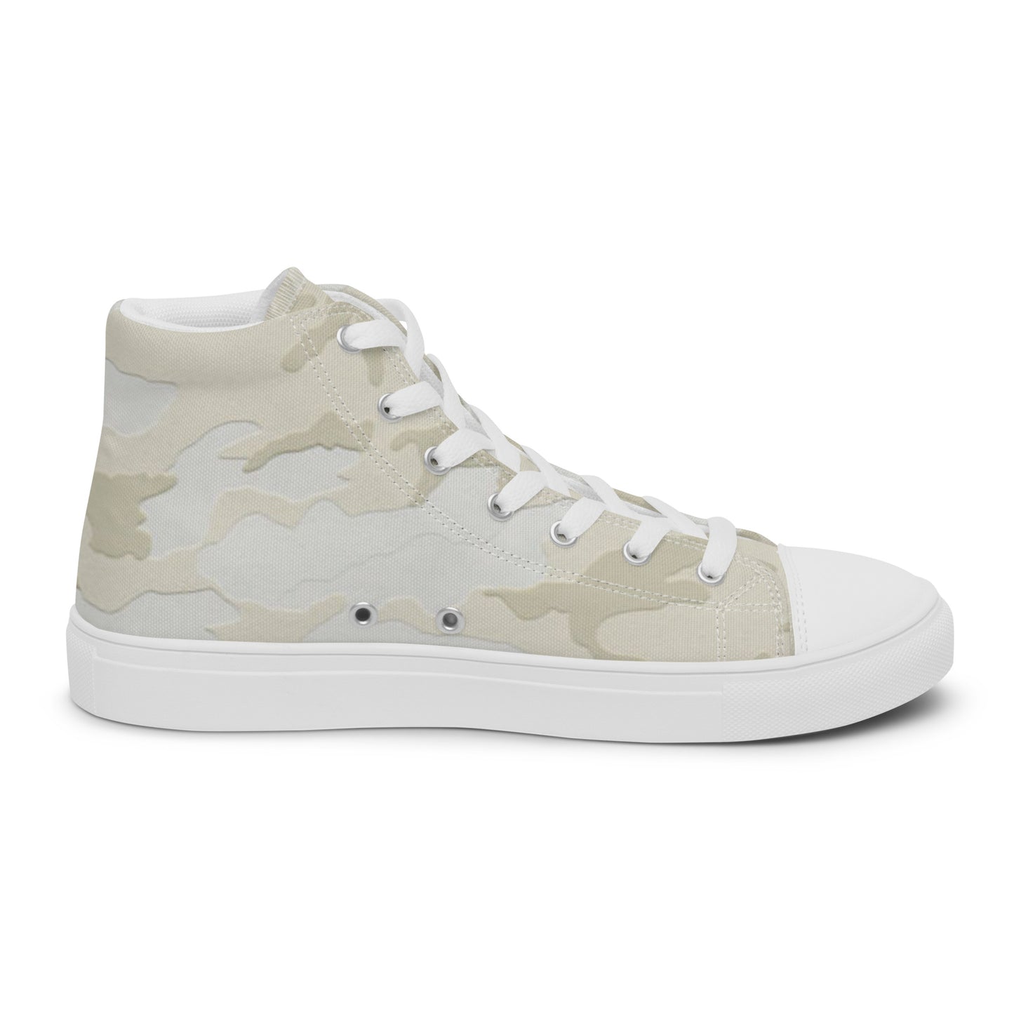 I Am Camo shadow Men’s high top canvas shoes