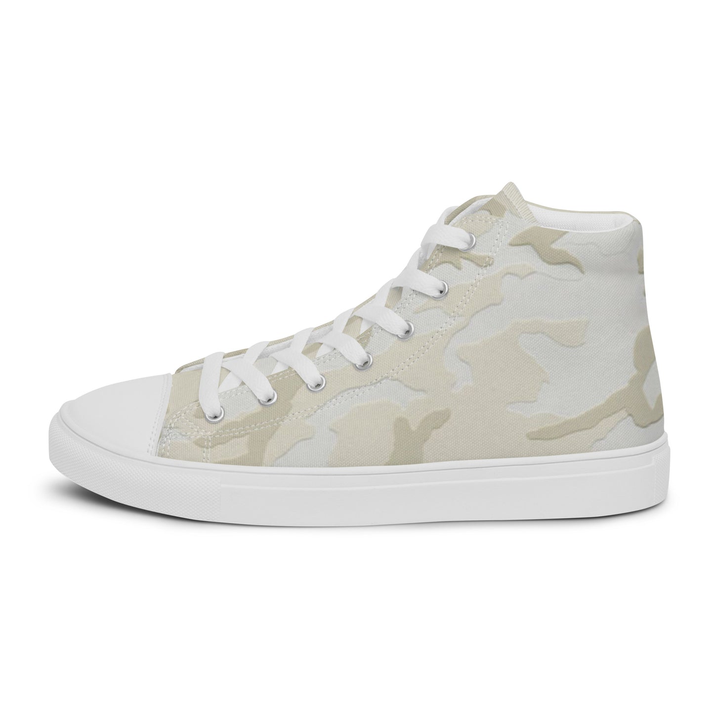 I Am Camo shadow Men’s high top canvas shoes