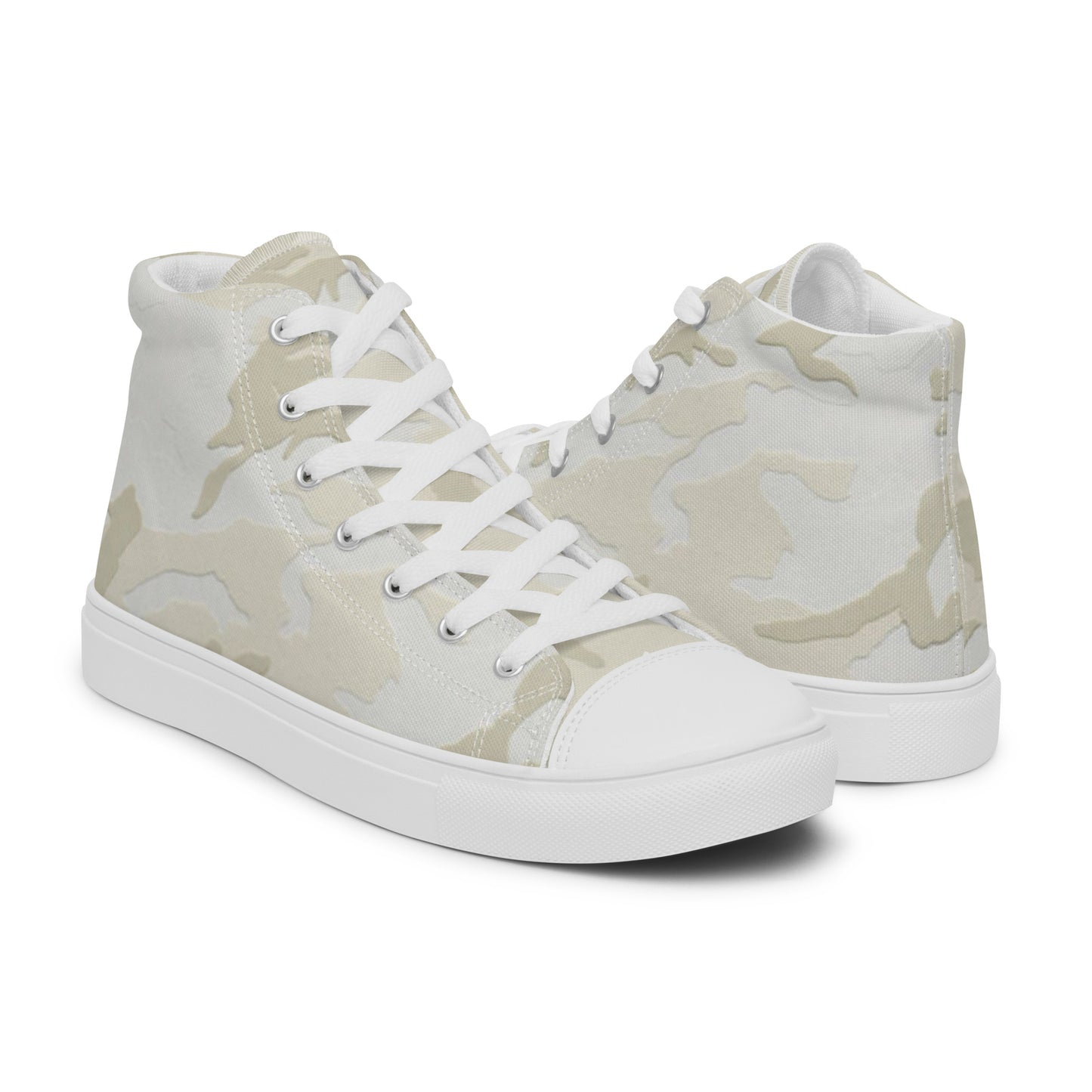 I Am Camo shadow Men’s high top canvas shoes