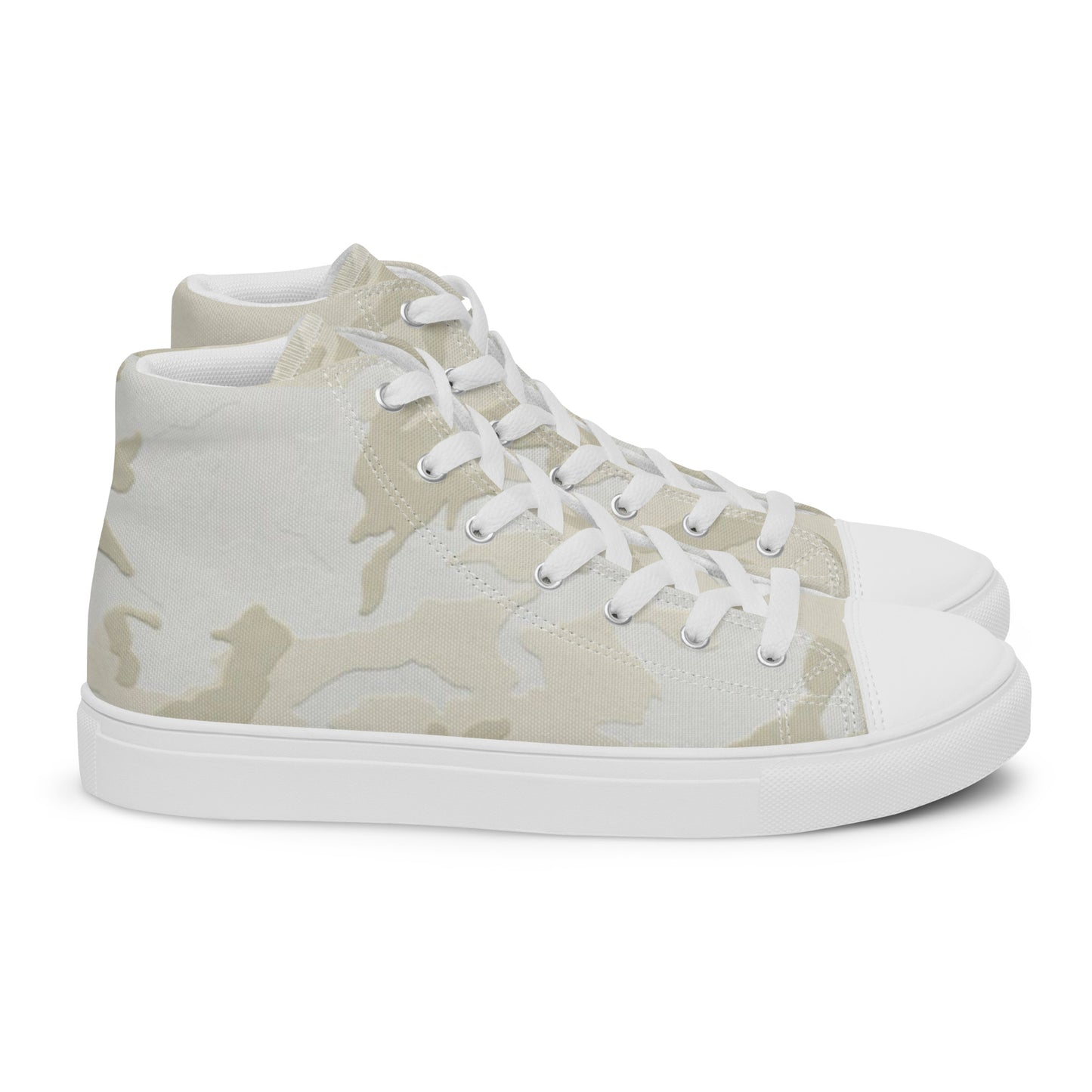 I Am Camo shadow Men’s high top canvas shoes